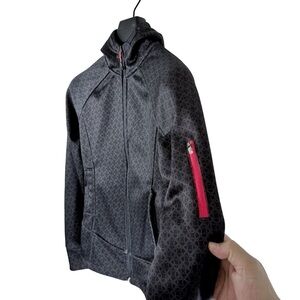 MONDETTA Performance Luxury Women's Light Hooded Jacket w Chic Design Patterns S